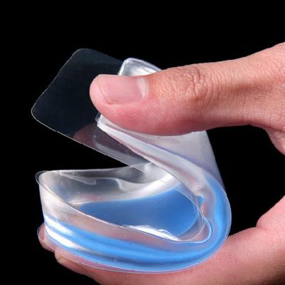 China Gradually improve balance and strength. High Heel Insert Orthotics Insoles Silicone Gel Heel Cushion Insoles Foot Pain Protectors Relief Shoe Support Men Women Insoles for sale