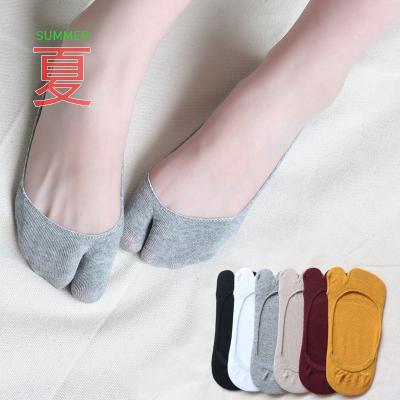 China Cindy Color QUICK DRY Summer No Show Socks 2 Finger Toe Socks For Wedding for sale