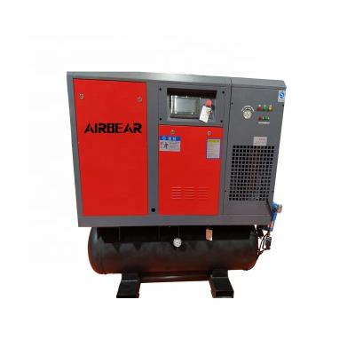 China Lubricated High Pressure 16bar 15kw 20hp All In One Screw Air Compressor For Laser Cutting Machine Use for sale