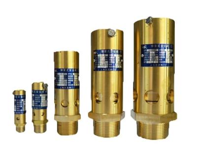 China Compressor Spring 1/4 Inch Threaded Connection Brass Gas Lift Air Compressor Pressure Safety Safety Valves for sale