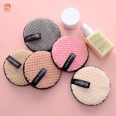 China Private Label Hot Washable Face Makeup Remover Pad Microfiber Makeup Removal Cleaning Pads Amazon Sale for sale