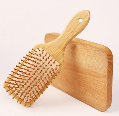 China Wholesale Hot Selling BAMBOO Private Label Hair Comb Home and Travel Bamboo Brand Comb Custom Logo Hotel Wood Comb Eco-friendly for sale