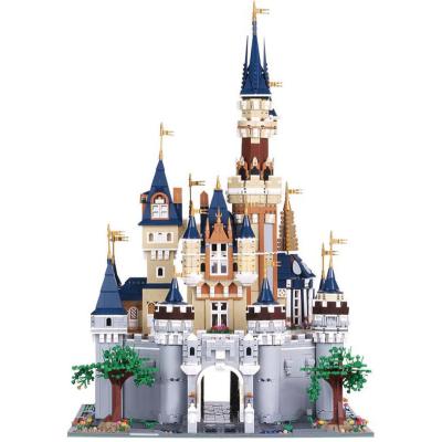 China Dream Toys 8388PCS Cinderella Princess Magic Castle Creator Series Paradise King Building Blocks 13132 Hot Sale Material Eco-friendly Mold Castle for sale