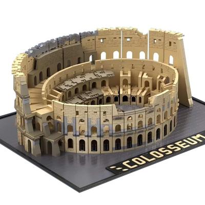 China Building Toy MOLD ROI 22002 Legoed Street View MOC Architectures Colosseums Model Building Block DIY Kits Educational Toys For Children for sale