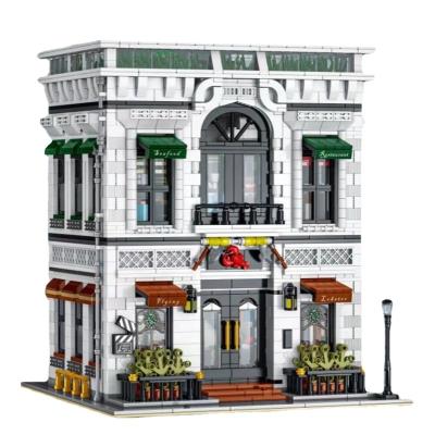 China DIY TOY Urge 10203 city street seafood restaurant lego blocks city horse House model toy build kid toys to drive back toys for sale