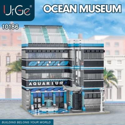 China eco-friendly material building block MOC 10186 legoing ocean museum bricks for sale