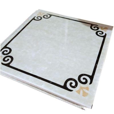 China New Artistic Ceiling Designs Lowest Price PVC Ceiling Panels for Home Decor for sale