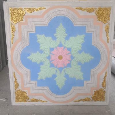 China Artistic Ceilings 2022 New Design GRG Fiberglass Ceiling Tiles 2x4 From China For Somalia for sale