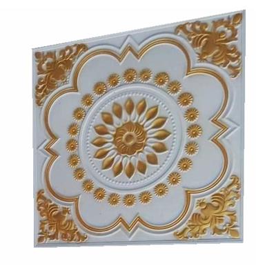 China Artistic Ceilings Colorful Gypsum Ceiling Tiles 60x60 GRG Panel Linyi Manufacturer for sale