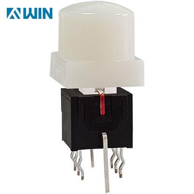 China TS85 Series Mini Size LED illuminated Color DPDT Push Button Tact Switch for sale