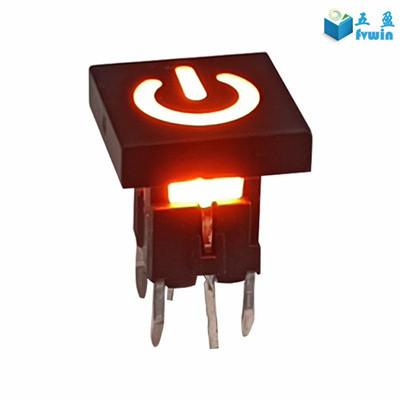 China 6*6 Momentary illuminated Tact Switch With intergrated LED for sale