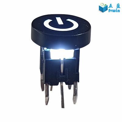 China Snap in Tactile Button With inbuilt 3V White LED for sale