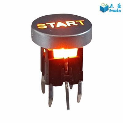 China Illuminated Push Button Momentary Computer Case Switch Factory selling for sale