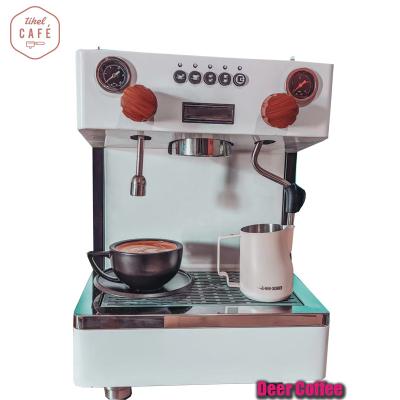 China Hotel Coffee Maker Commercial Semi-automatic Espresso Machine Latte Cappuccino Coffee Professional for sale