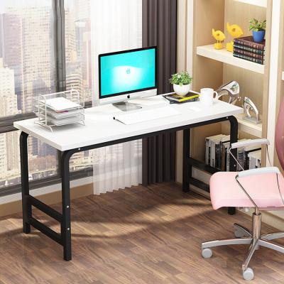 China Modern Extendable Computer Desk Writing Table Office Desk with Metal Legs for sale