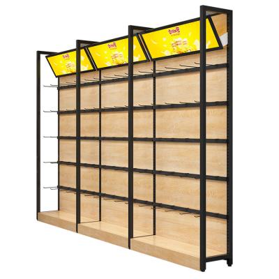 China Custom Adjustable Supermarkets.warehouse Display Racks Metal Shelves Supermarket Shelves Cabinet For Store for sale