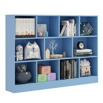 China 2021 New Design Expandable Modern Pink Green Blue Color Personality Wooden Home Furniture Shelf for sale