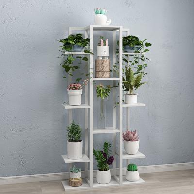 China Easy Assemble High Quality Cheap Modern Indoor Corner Flower Pot Stand Vertical Plant Wood Stand For Living Room And Wedding for sale