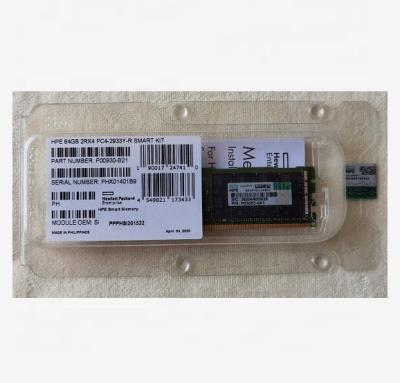 China Upgrade het geheugen van uw server nu met 64GB HPE 2RX4 PC4-2933Y-R SMART KIT P00930-B21 Te koop