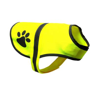 China Pet High Visibility Dog Reflective Vest Safety Reflective Vest For Walking Running Hiking for sale