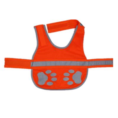 China Viable See Spot Trotting Pet Vest Reflective Dog Orange High Visibility For Dogs Sizes To Fit Small Medium Large for sale