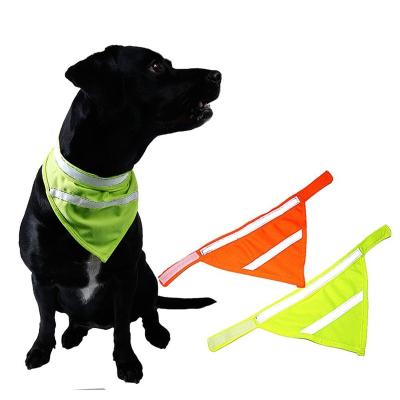 China Viable Dog Scarf Safety Pet Reflective Bandana for sale