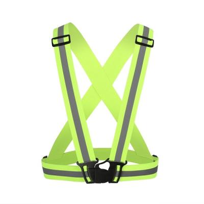 China High Light Reflective High Visibility Adjustable Harness Safety Vest for sale