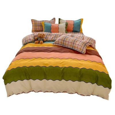 China Free Sample Nondisposable Home Textile Digital Printing Comforter Cover 3d Bed Sets Polyester Soft King Size Bedding Sets for sale