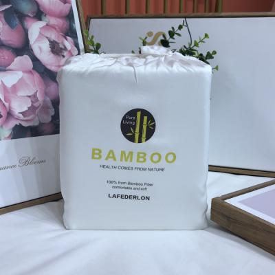 China DXL Nondisposable Manufacturer Wholesale Antibacterial Organic Bamboo Fiber Sheet Set Queen Luxury Bedding Sets for sale