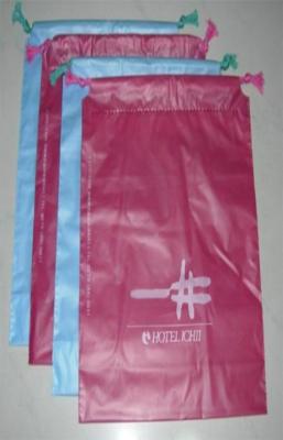 China Red HDPE Plastic Garment Bags degradable Plastic packing Bag 0.12mm thickness for sale