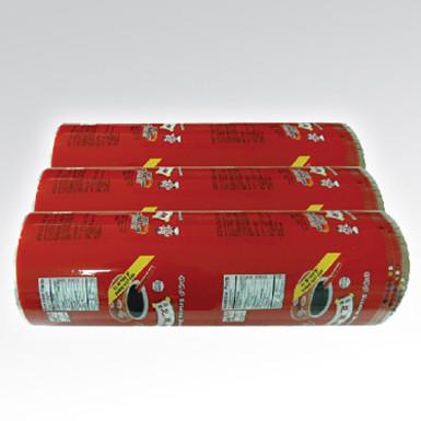 China Película roja personalizada del paquete de la prenda impermeable de Rolls de la película del hogar que lamina en venta