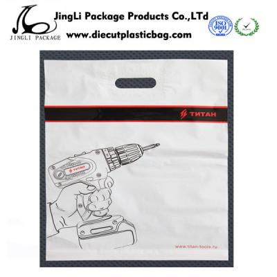 China oem Classic Promotion die cut handle bag LDPE for Shopping Mall for sale