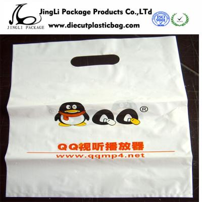 China custom printed PE Plastic shopping bag with logo printed for Stores for sale