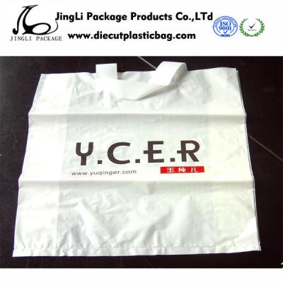 China Custom HDPE LDPE Rope Handle Bags with Printed logo for Shopping mall for sale