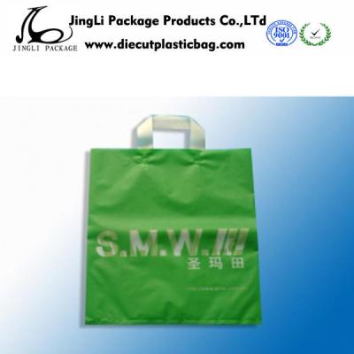 China Bolsa de plástico coloreada del LDPE del HDPE verde la pequeña/bolsas polivinílicas para las tiendas al por menor en venta