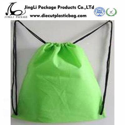 China biodegradable HDPE Plastic Back bag Drawstring promotional shopping Bags for sale