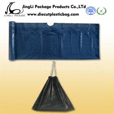 China Eco friendly drawstring plastic garbage  bags , black PED retail Polybag for sale