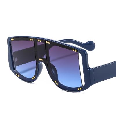 China Super Hot Fashion PANO Sunglasses Eyewear Shape 2021 Big Oversized Sun Glass Men Women Shading Sunglasses for sale