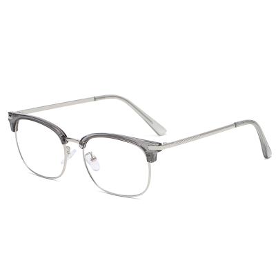 China Fashion PANO TR90 Square PC Blue Light Anti Blocking Glass Top Fashion Customized Acetate Eyewear Frame 2021 for sale