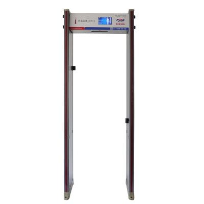 China Temperature Gauge MCD-300R IR Body Temperature Thermometer Walk Through Metal Detector H2200*W800*D660mm for sale