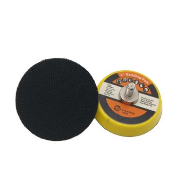 China Self Adhesive Sanding Blocks For 50mm Two Inch Round Handle Disc Sandpaper Tray Sander Back Pad Can Be Sponge Sticky Pad for sale