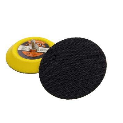 China 3 inch M6 self adhesive sanding pad for power air sanders self adhesive backing pad can be used for carpet/sponge sandpaper sander back board for sale