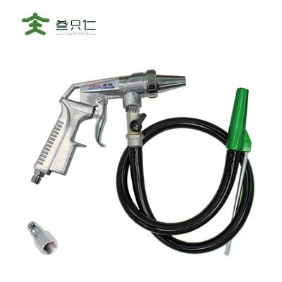 China Air Polishing Gun for Aluminum Alloy A Nut Sand Spray Gun for Dry Adjustable Pneumatic Sandblasting Gun Cleaning Machines 1000cc for sale