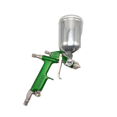 China fine 0.3mm wall paint paint exposure, easy to operate 150cc high atomization manual lightweight pneumatic spray gun for sale