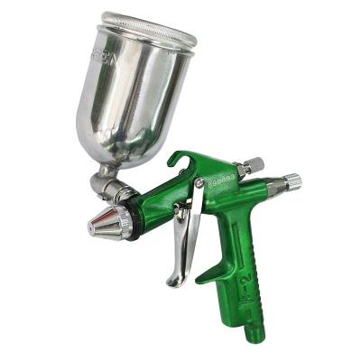 China 0.5mm Diameter High Atomization Spray Gun F2A Stainless Steel Spray Gun Pneumatic Tool 150cc Surface Conical Jet for sale