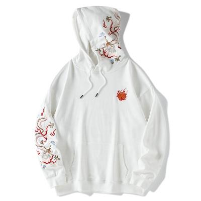 China Breathable High Quality Oversized Hoodie Streetwear Custom Embroidered Hoodies Men for sale