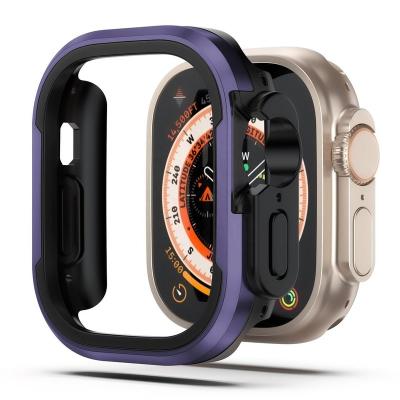 China Shockproof Aluminum Shockproof Protector Smart Hard Cover Luxury Accessories Case For Apple Watch Series for sale