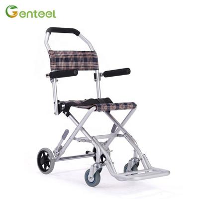 China Outdoor And Indoor Super Lightweight Patient Transport Chair Safe Medical Transport Chairs Elderly Transport Chair Wheelchair for sale