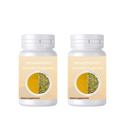 China Yerba Mate Supplement 1400 mg Natural Caffeine and Energy Boost Made and Tested in USA High Potency with Taurine and Vitamin B Complex 60 Softgels for sale