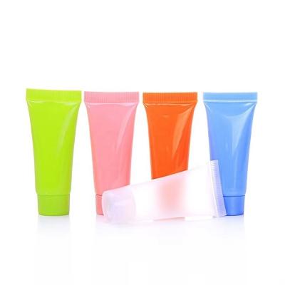 China BEAUTY PACKING 5ml 10ml 15ml Empty Hand BEAUTY Cosmetic Soft Plastic Squeeze Tube Packaging Filp Cap for sale